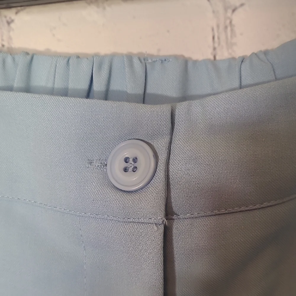 NEW Light Blue Size Large Hotouch High Waisted Fitted Short Preppy Modest